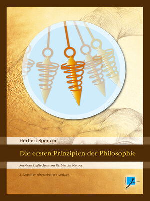 cover image of Die ersten Prinzipien der Philosophie